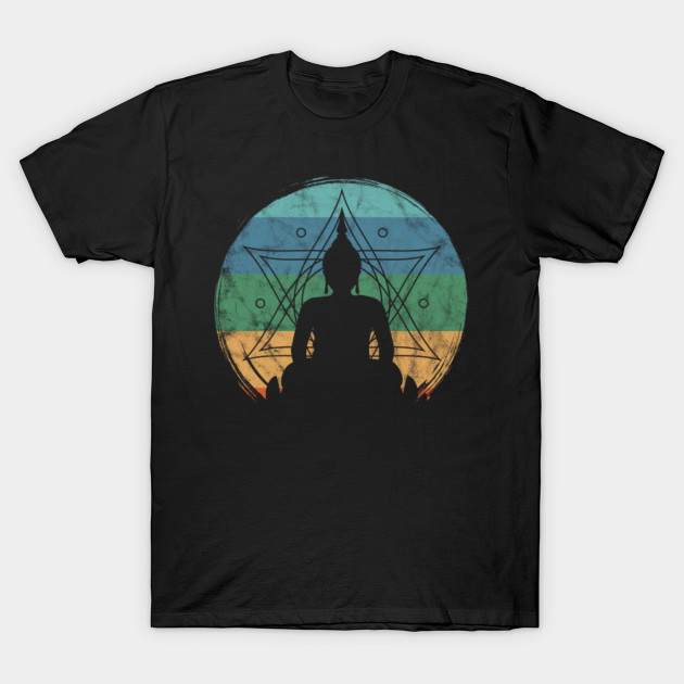 Buddha Meditation Vintage Retro Shirt